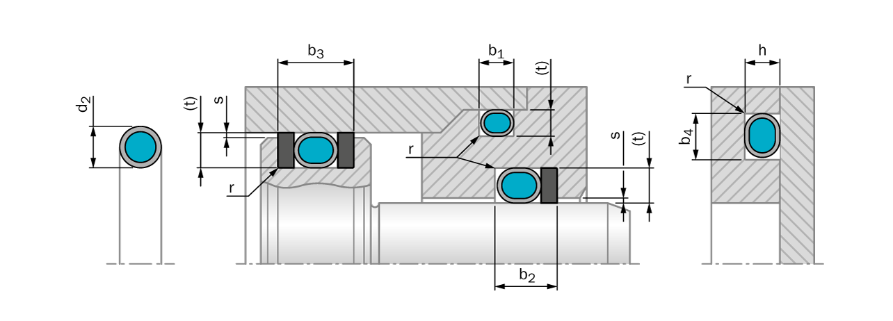 O-Ring FEP encapsulated