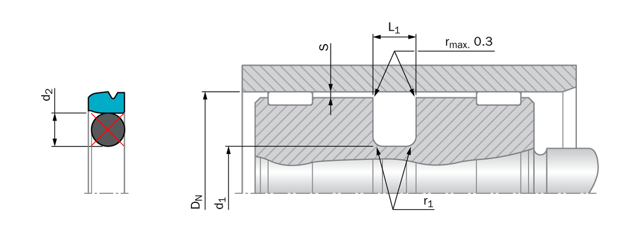 Stepseal®  2A - Without O-Ring