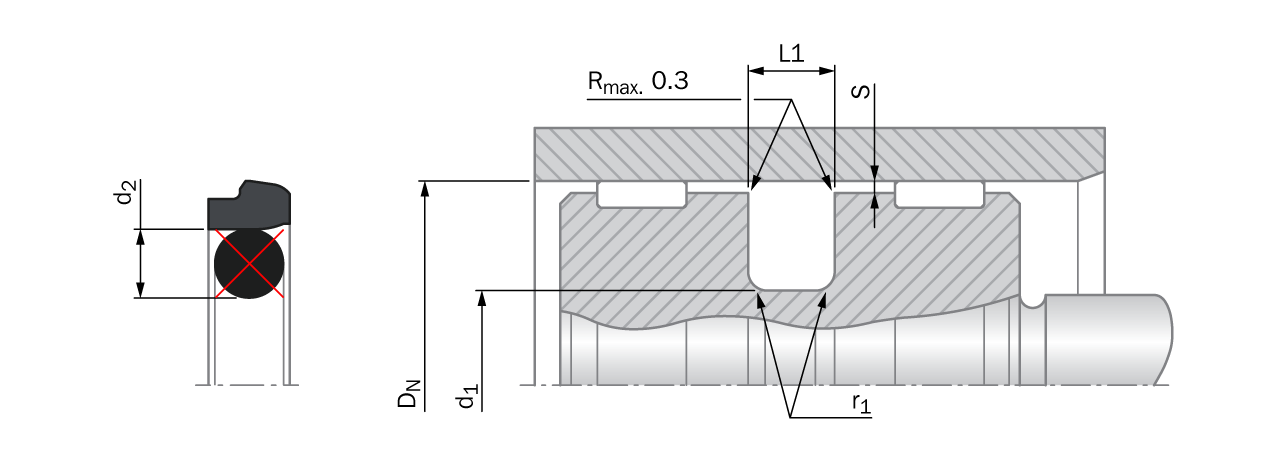 Stepseal® 2K - Without O-Ring
