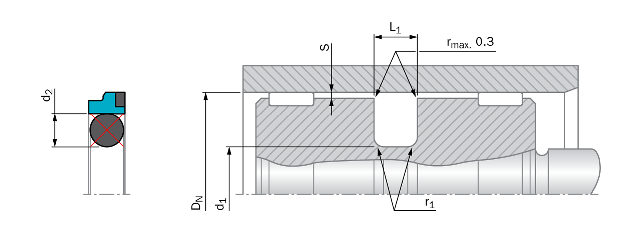 Turcon® Stepseal® CR - Without O-Ring
