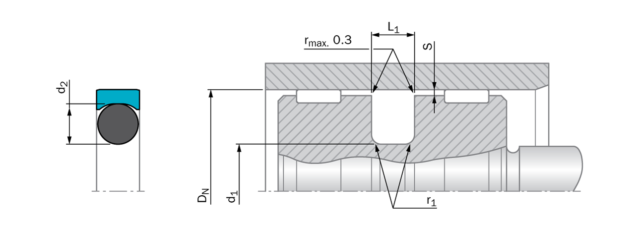 Glyd Ring® - Including O-Ring