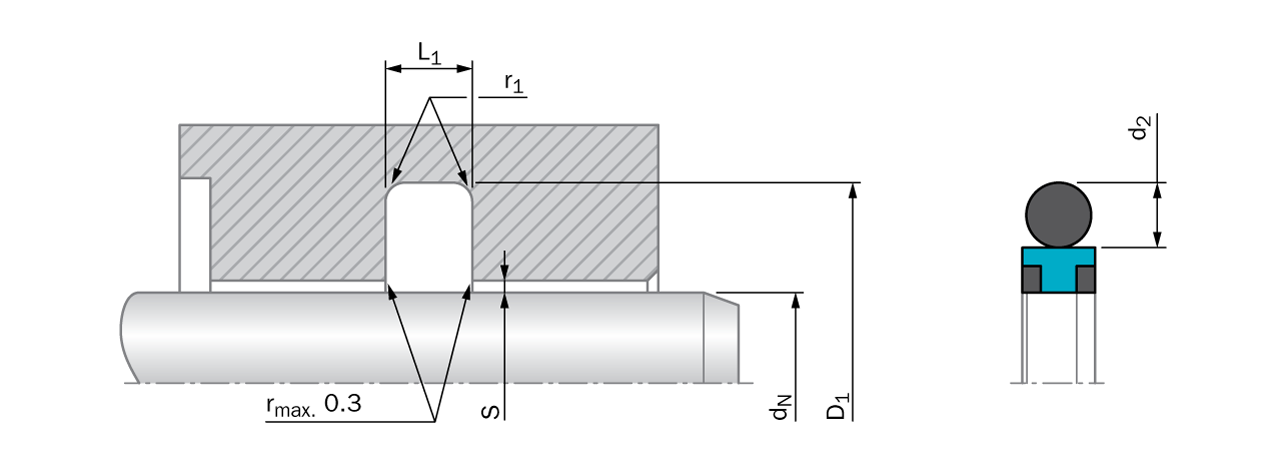 Glyd Ring®  CR - Including O-Ring